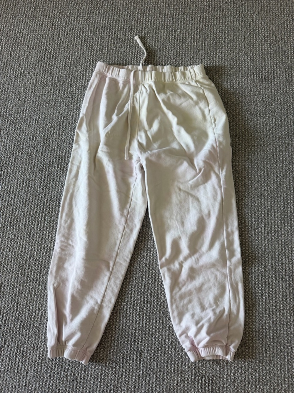 Light Pink Tie Dye Drawstring Jogger Sweatpants